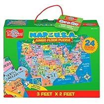 T.S. Shure Map of the U.S.A. Jumbo Floor Puzzle