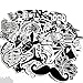 DreamerGO Cool Graffiti Stickers 60 Pieces Various Car Motorcycle Bicycle Skateboard Laptop Luggage Vinyl Sticker Graffiti Laptop Luggage Decals Bumper Stickers
