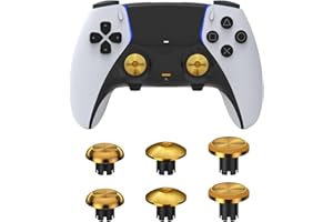 Metal Thumbsticks for PS5 Dualsense Edge Controller, Custom Metal Analog Stick Joystick Thumbstick for PS5 Dualsense Edge Con