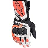 Alpinestars SP-8 V3 Gloves, Full Gauntlet Leather, CE-Certified, Race-Inspired Fit, Knuckle Protection, Reinforced Palm, Multi-Panel Construction