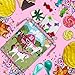 Lovely Pink Horse Drawstring Bags Kids Birthday Party Supplies Favor Bags 10 Pack