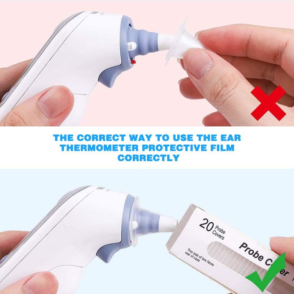 200 Pcs Ear Thermometer Probe Covers, Replacement Protective Caps,Refill Caps,Lens Filters for All Braun ThermoScan Models - Image 4