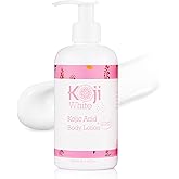 Koji White Kojic Acid & Collagen Body Lotion - Hydrated & Radiant Skin with Arbutin, Deep Moisturizing, Nourishing Care for Smooth & Healthy-Looking Skin – Vegan, 8.45 Fl Oz (1 Bottles)