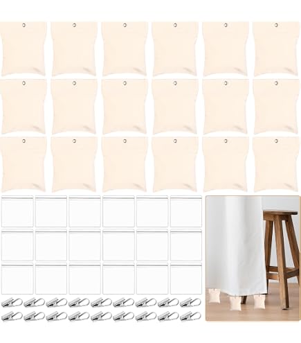 Lot De 8 Poids Pour Rideaux D'extérieur - Clips Métal Inclus, Sacs Remplissables De Sable, Anti-vent