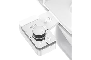 Upgrade Bidet Attachment for Toilet Seat, Adjustable Angle Dual Nozzle, Self-Cleaning, Non-Electric Bidet Attachment for Rear