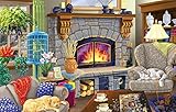Puzzle-ing a 1000-Piece Jigsaw Puzzle by Sunsout Inc.