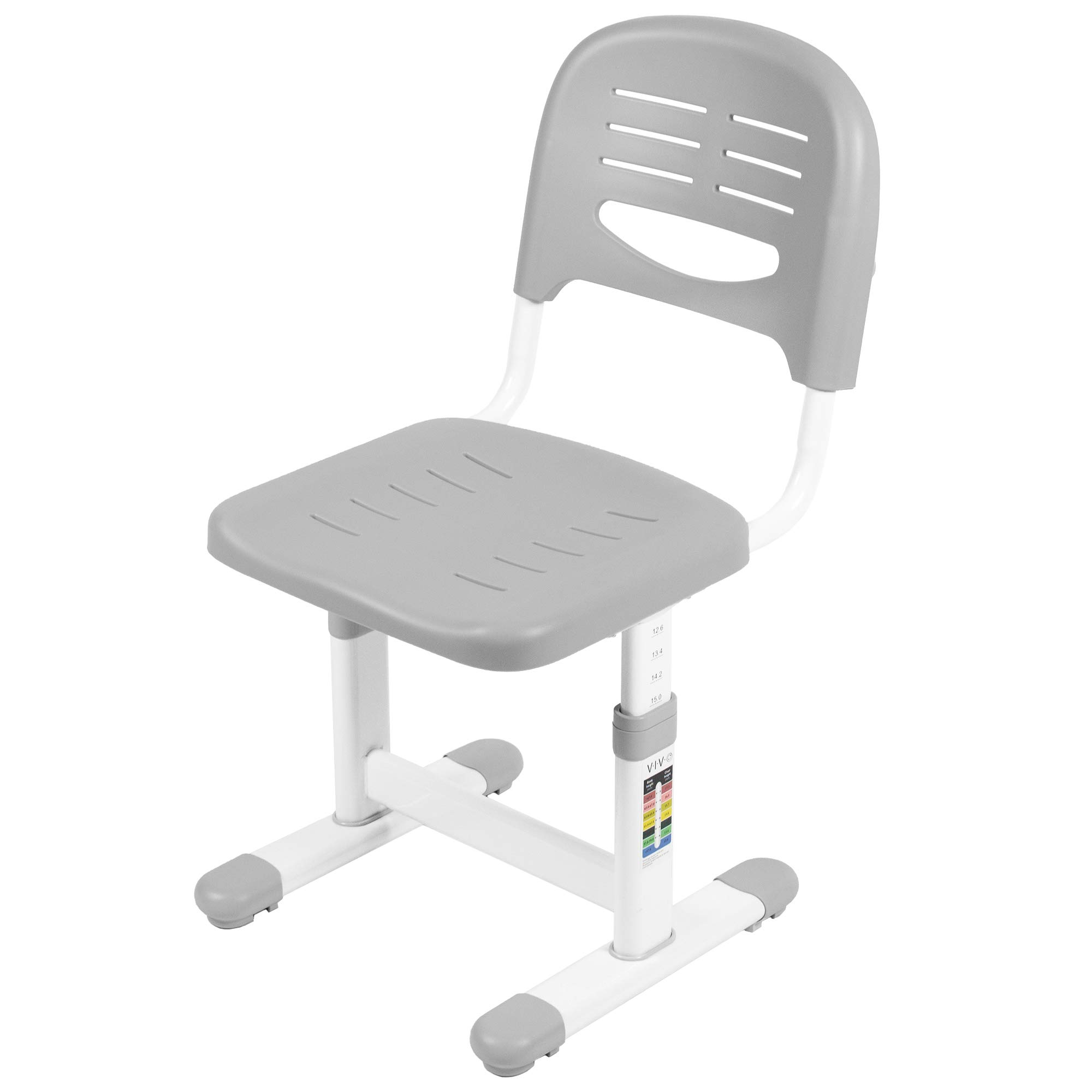 Vivo Gray Height Adjustable Kids Desk Ch Buy Online In Bermuda At Desertcart