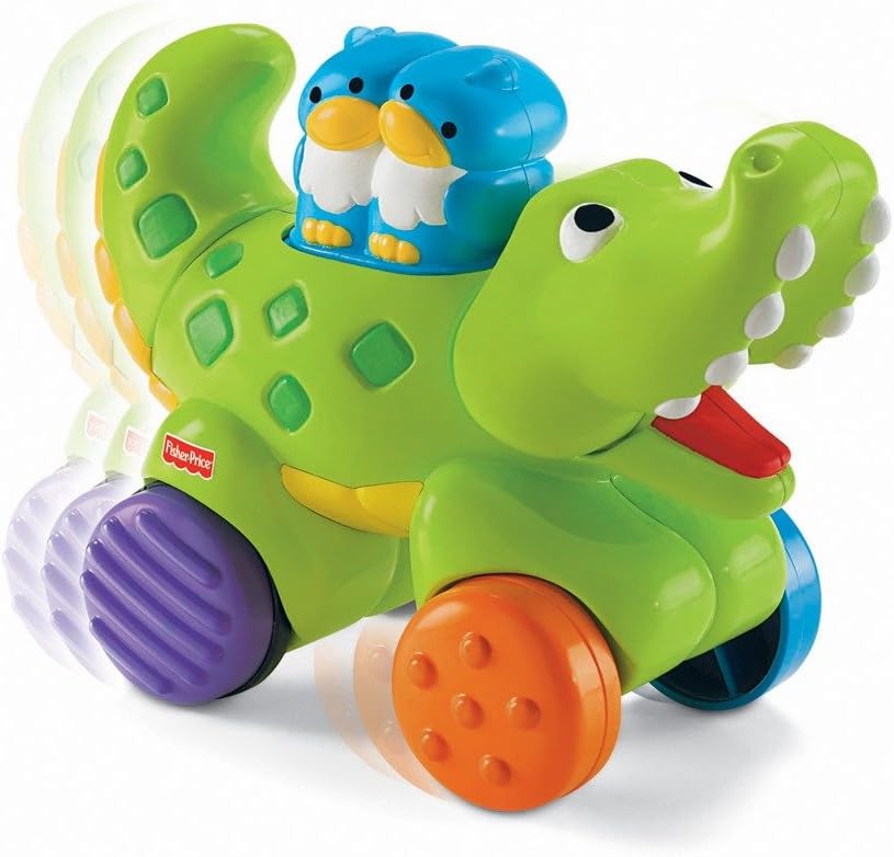 fisher price press and go crocodile