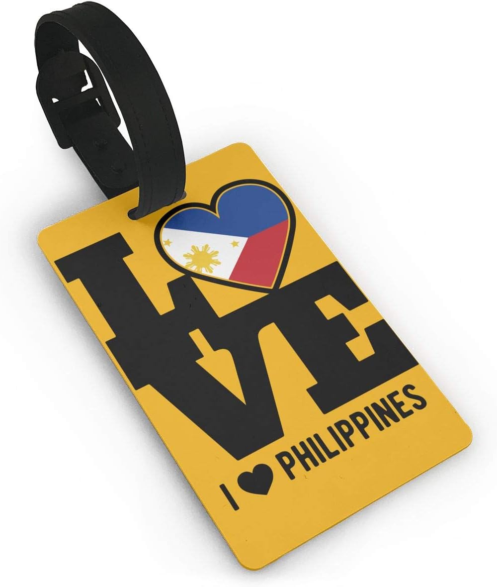 Luggage Tags I Love And Heart The Philippine Travel