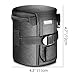 Neewer NW-L2020 Black Padded Water Resistant Lens Pouch for 18-55mm Lens, Such as Canon 50-1.4 50-1.8 85-1.8 18-55 35-2/Nikon 50-1.8 16-85 18-55 35-1.8G 60-2.8 24-85 40-1.8