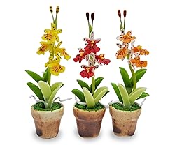 WitnyStore Tiny 2" High 3 Pieces Set Yellow Red