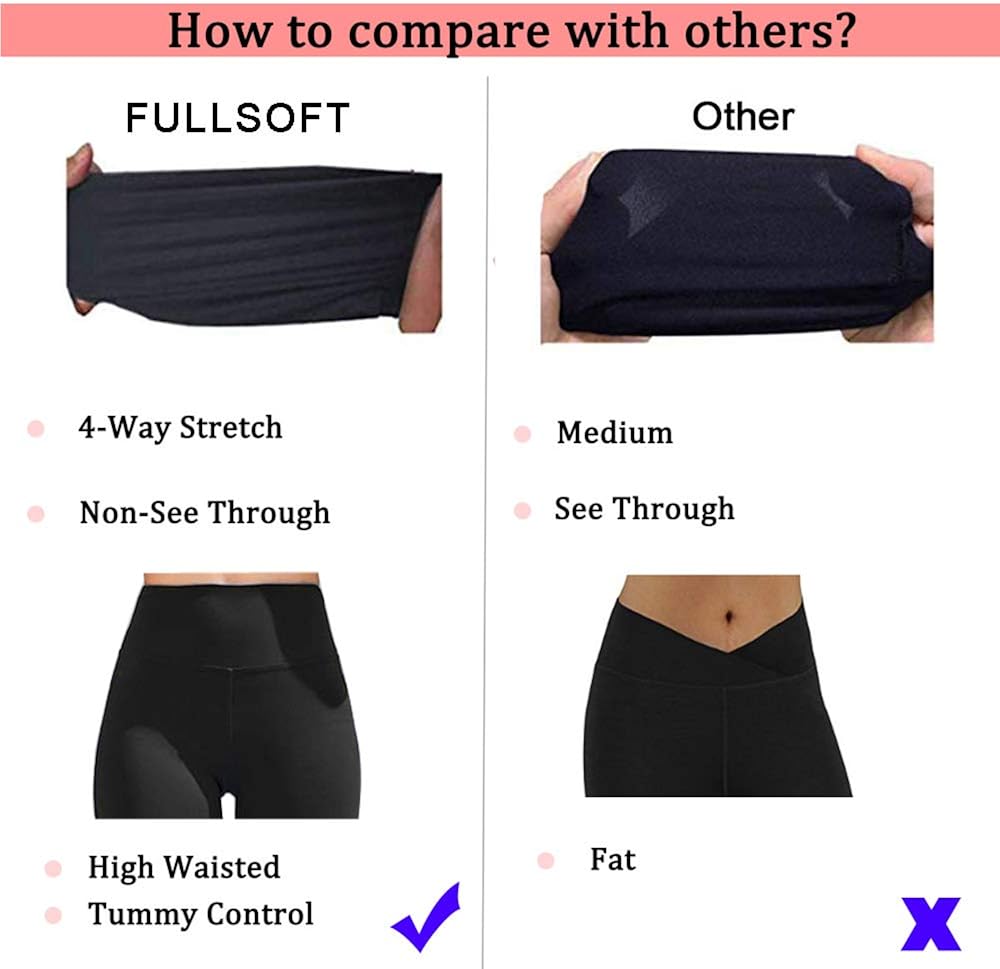Leggings for Women Butt Lift-High Waisted Pants Workout Tummy Control Yoga Pants: Clothing