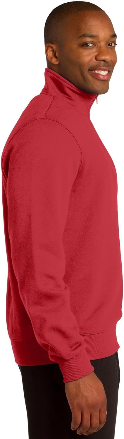 SPORT-TEK Men's 1/4 Zip Sweatshirt at  Men’s Clothing store