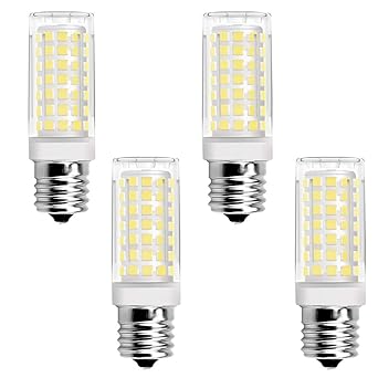 LXcom E17 - Bombilla LED de cerámica para microondas, 9 W, 4 ...