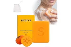 1/2 Pcs Persimmon Soap for Old People Smell, Deodorizing for Body Odor, Natural Moisturizing Soap for Men and Women, Suitable