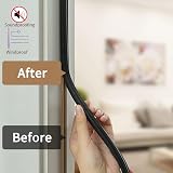Shudyear 6M Black D-Shape Rubber Weather Stripping Door Seal Self-Adhesive view 5