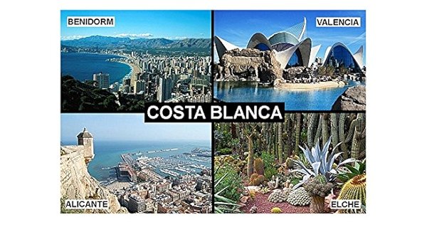 IMÁN PARA NEVERA - RECUERDO de THE COSTA BLANCA BENIDORM ...