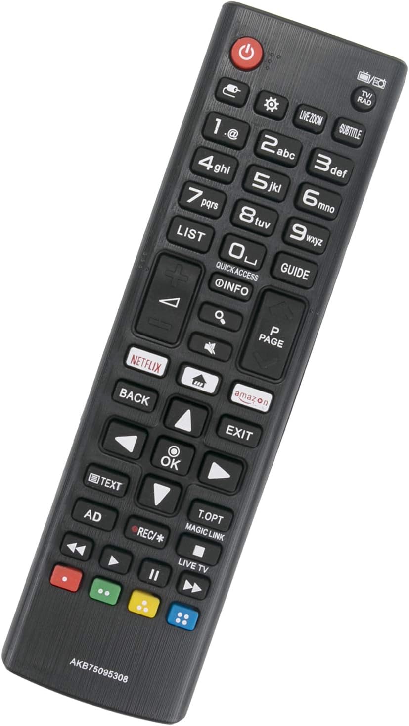 ALLIMITY AKB75095308 Remote Control Replaced for LG Ultra HD TV 32LJ610V 43LJ594V 43LJ634V 43LJ614V 43LJ624V 43UJ670V 49LJ594 43UJ634V 43UJ635V 43UJ651V
