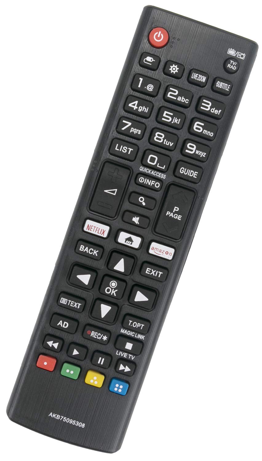 ALLIMITY AKB75095308 Remote Control Replaced for LG Ultra HD TV 32LJ610V 43LJ594V 43LJ634V 43LJ614V 43LJ624V 43UJ670V 49LJ594 43UJ634V 43UJ635V 43UJ651V