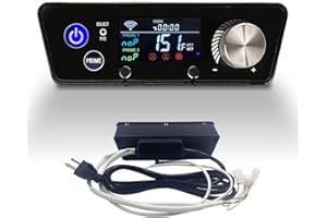 BANBITEBQ Upgraded Smart WiFi PID Digital Trapezoid Control Board Kit Replacement with APP Control for Pit Boss Vertical Pellet Smokers, Compatible with PBV3P1/PBV4PS1/PBV5P1 Series