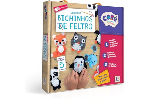 Toyster - Coleção Fazendo Arte: Livro dos Bichinhos de Feltro - Coré
