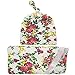 Gellwhu 3 Pack Infant Cocoon Sleep Swaddle Sack Blanket & Newborn Hospital Beanie Hat
