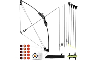 Uqtyb Youth Compound Bow and Arrow Set for Kids Ages 8-12 Beginner Archery Set for Boys Girls Backyard Archery Game Toy Gift for Outdoor Play & Target