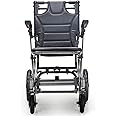 Sowell Lightweight Folding Travel Wheelchair Transport Chair_with Handle