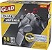 Glad Dual Defense Drawstring Large Trash Bags, 30 Gallon, 50 Count