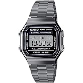 Casio Casual Watch A168WGG-1A, Black, Casual