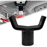 Bottle Jack Adapter for 12t Bottle Jacks, Safe Steel Bottle Jacks Adapter Lifting Saddle for 3 Inch and 4 Inch Round□ Axle Tu