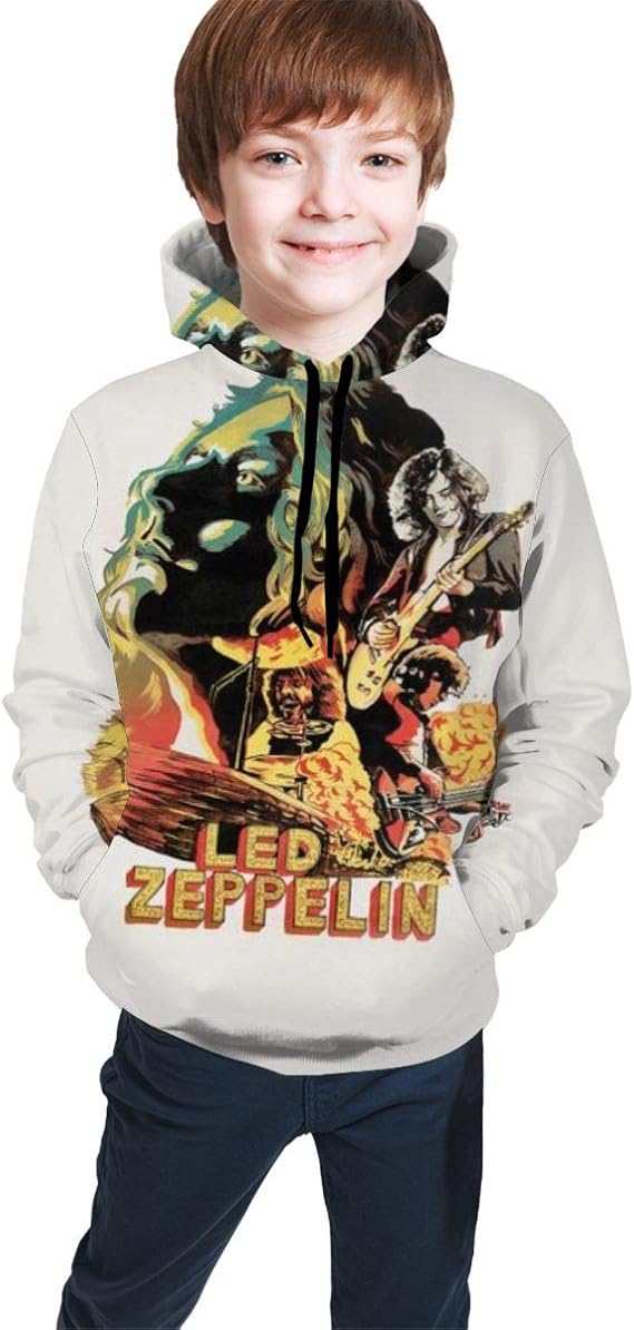 Amazon Co Jp レッド ツェッペリン Led Zeppelin 5 青少年のパーカー パーカー 長袖 秋服 冬服 学生 3dプリント メンズ スウェット コットン 春 贈り物 服 ファッション小物