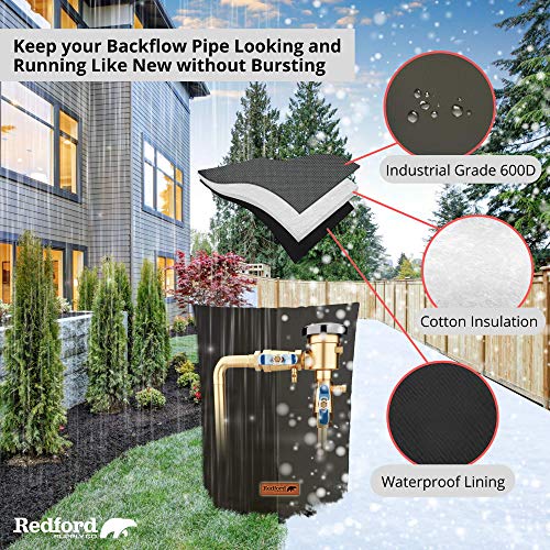 Redford Supply Pro Outdoor Backflow Preventer Insulation Cover for