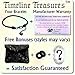 Timeline Treasures European Charm Bracelet for Women and Girls Bead Charms, Stainless Steel Snake Chain, Black Claw 6.5 Inch