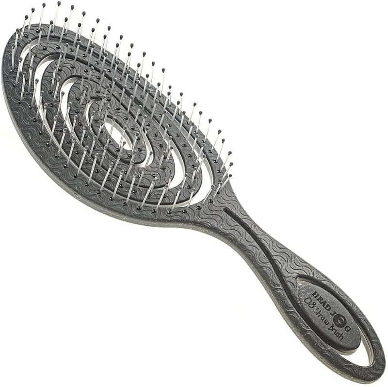 Head Jog 08 Paddle Brush Detangler Graphite Monochrome Collection