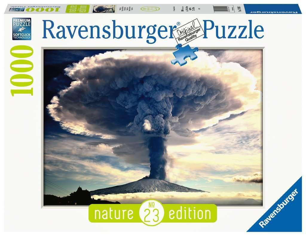 Ravensburger Puzzle 17095 - Volcano Etna Nature Edition - 1000 Piece Puzzle for Adults and Children from 14 Years