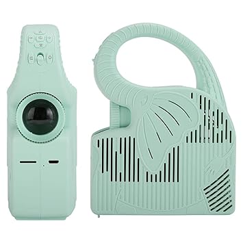 Xuande 720P 130lx Portable Kid's Mini Video Projector Songs and Animations Movie Player Home Theater with 2000mAh Battery Support USB/Memory Card