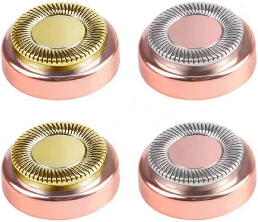 Facial Hair Remover Replacement Heads for Hair Remover,Women's Painless Hair Remover Replacement Heads As Seen On TV 18K Gold-Plated replacement blade heads 5 Counts,Multi-colors Available