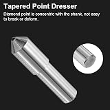 sourcing map 2pcs Diamond Dressers 10mm Shank Tapered Point Grinding Wheel view 4