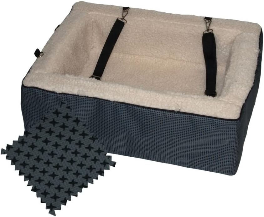 Pet Gear Lookout Booster Car Seat, Removable Comfort Pillow, Safety Tether Included, Installs in Seconds, No Tools Required, 2 Sizes, 3 Colors : Pet Care Products : Pet Supplies