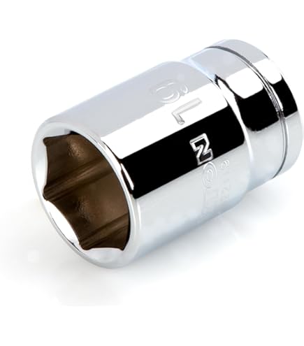 Titan 62228 28mm 1/2-Inch Drive 6-Point Socket – Durable Chrome Vanadium, Ideal For Automotive & Mechanical Work
