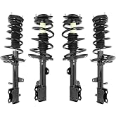 COMPLETESTRUTS - Front &amp; Rear Complete Strut Assemblies with Coil Springs Replacement for 2008-2013 Toyota Highlander AWD - Set of 4