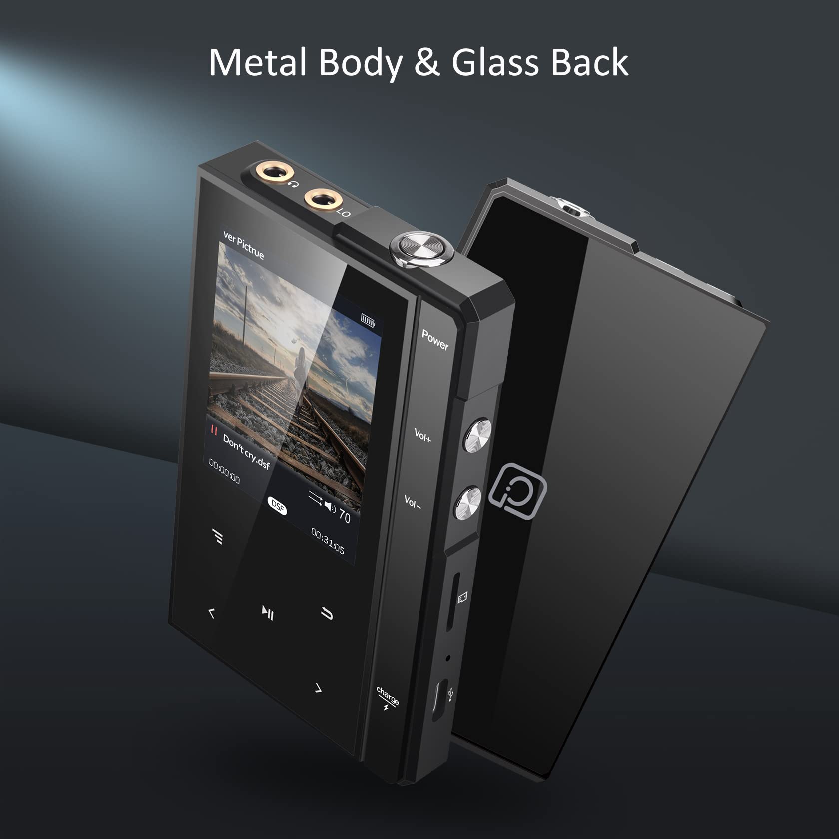 Mua Phinistec 16GB HiFi MP3 Player with Bluetooth, Lossless DSD High