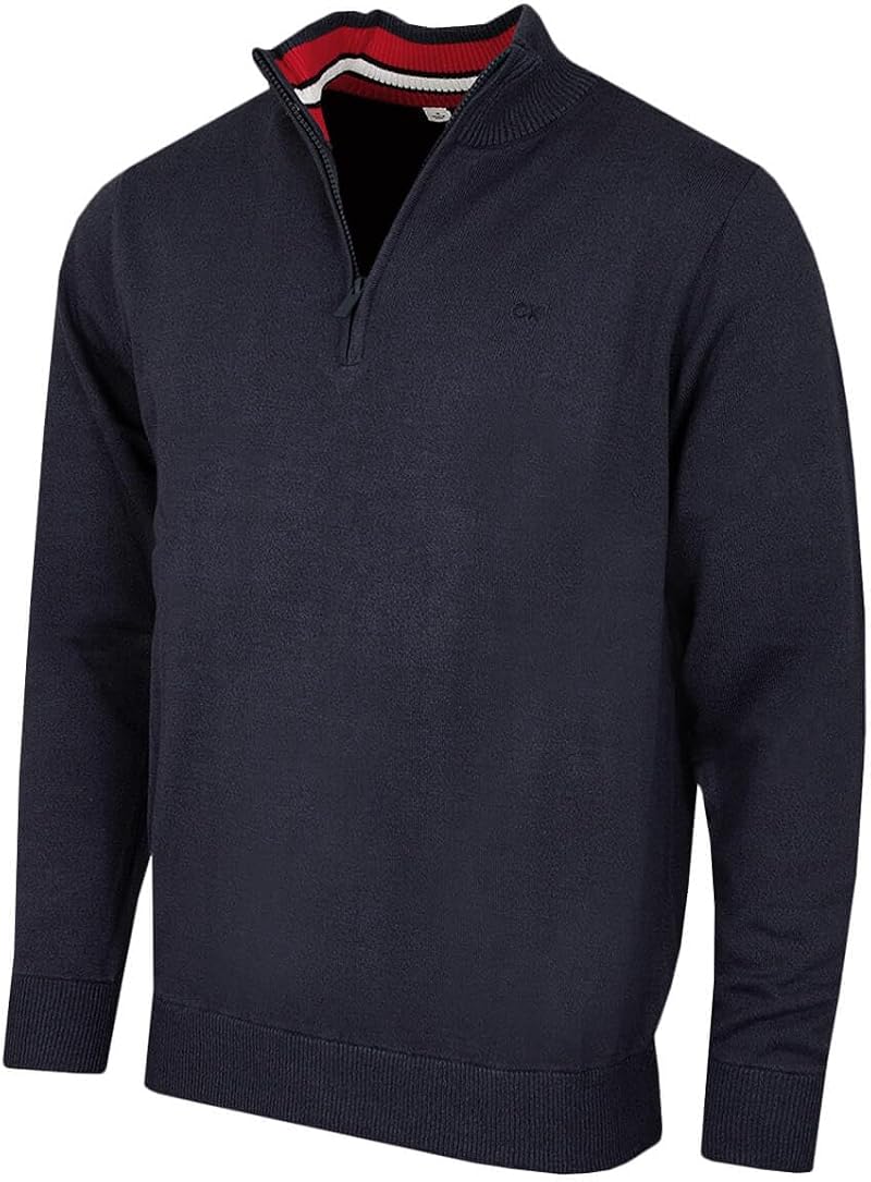 Calvin Klein Mens Campus Sport Sweater Denim Marl M