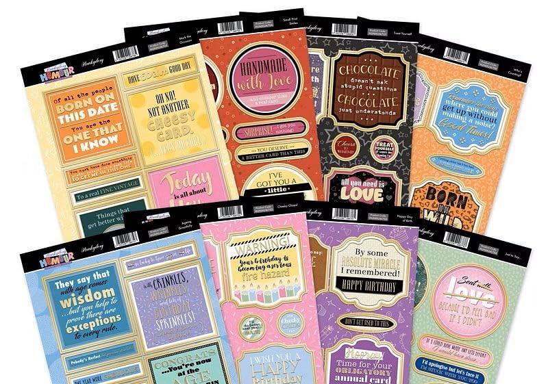 Hunkydory - Humour Luxury Card Toppers Kit