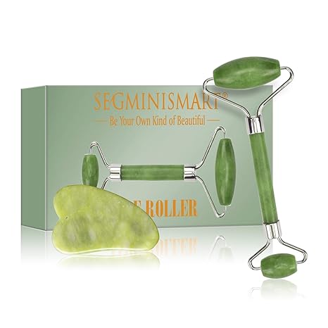 Jade Roller, Jade masażer do twarzy, Jade Roller do masażu ...