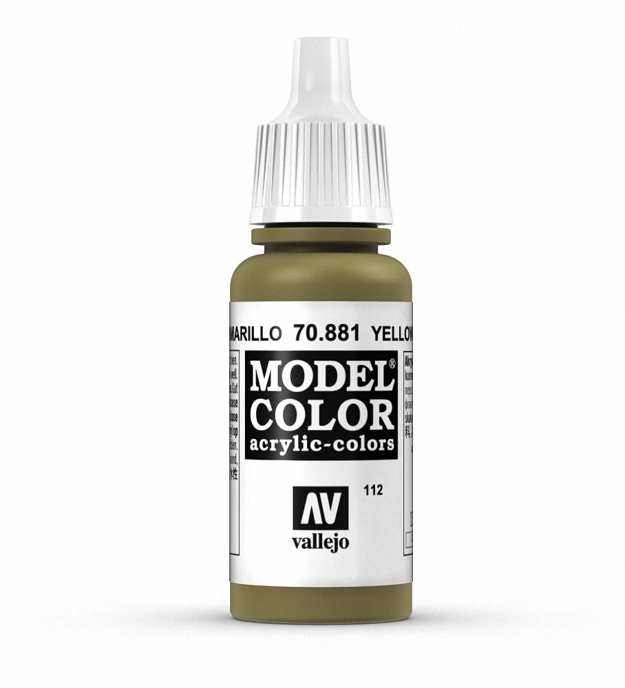 Vallejo Model Color 17ml Arylic Paint - Yellow Green Fs 34259