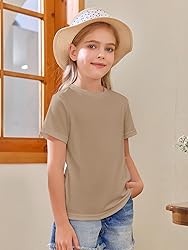 Girls Short Sleeve T Shirts Kids Summer Tops