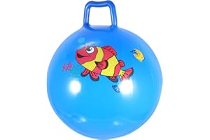 Ipetboom Kids Riding Ball With Handle - Exercise Bounce Ball for Toddlers 1-3, Children's Sporting Fitness Animal Hopper