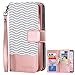 Samsung Note 8 Case, Note 8 Wallet Case, BENTOBEN Note 8 Flip Case Premium PU Leather Stripe Detachable Wrist Strap Magnetic Folio Wallet Phone Case Cover for Samsung Galaxy Note8 Cute Rose Gold/White